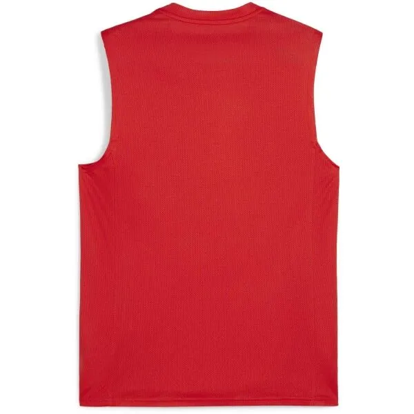 Puma TEAMGOAL SLEEVELESS JERSEY Pánske športové tielko, červená, veľkosť