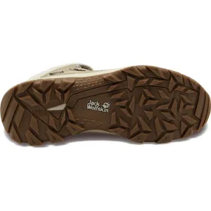Jack Wolfskin EVERQUEST TEXAPORE MID W Dámska zimná obuv, béžová, veľkosť