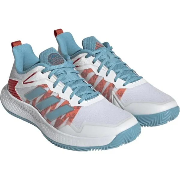 adidas DEFIANT SPEED W CLY Dámska tenisová obuv, biela, veľkosť 40