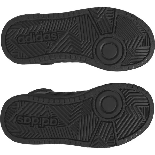 adidas HOOPS 3.0 MID K Chlapčenské členkové tenisky, čierna, veľkosť