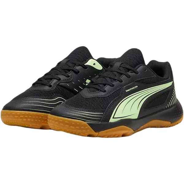 Puma SOLARFLASH JR III Chlapčenská volejbalová obuv, čierna, veľkosť 33