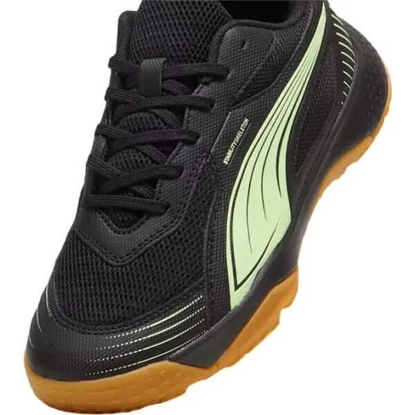 Puma SOLARFLASH JR III Chlapčenská volejbalová obuv, čierna, veľkosť 33