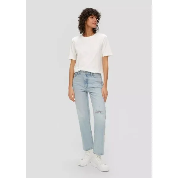 s.Oliver RL DENIM TROUSERS 7/8 Dámske džínsy, svetlomodrá, veľkosť