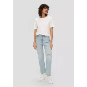 s.Oliver RL DENIM TROUSERS 7/8 Dámske džínsy, svetlomodrá, veľkosť