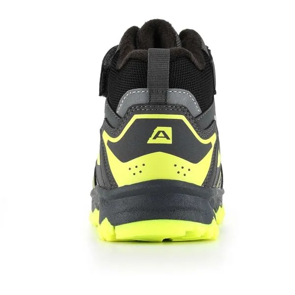 ALPINE PRO BOIRO Detská outdoorová obuv, tmavo sivá, veľkosť