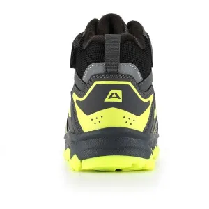 ALPINE PRO BOIRO Detská outdoorová obuv, tmavo sivá, veľkosť