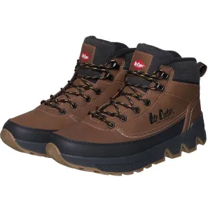 Lee Cooper WINTER Pánska zimná obuv, hnedá, veľkosť