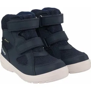VIKING BY NORWAY FUN WARM GTX 2V Detská zimná obuv, tmavo modrá, veľkosť