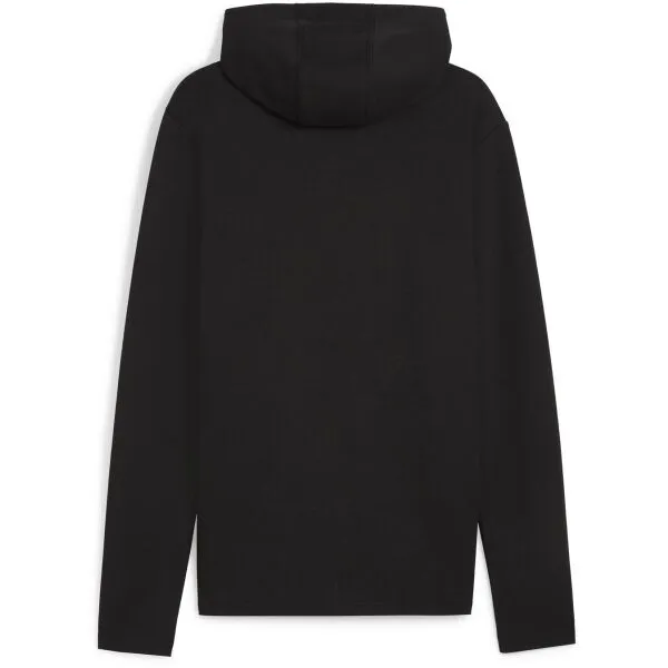 Puma TEAMFINAL CASUALS HOODED JACKET Pánska športová mikina, čierna, veľkosť