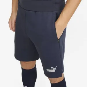 Puma TEAMFINAL CASUALS SHORTS Pánske športové kraťasy, tmavo modrá, veľkosť