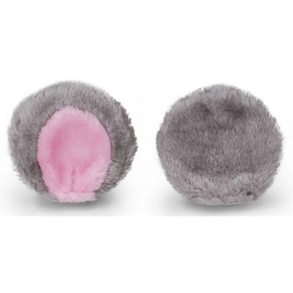 Etape FUNNY KIT UŠI Dekorácia na prilbu, sivá, veľkosť