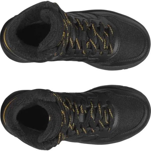adidas HOOPS 3.0 MID K Chlapčenské členkové tenisky, čierna, veľkosť
