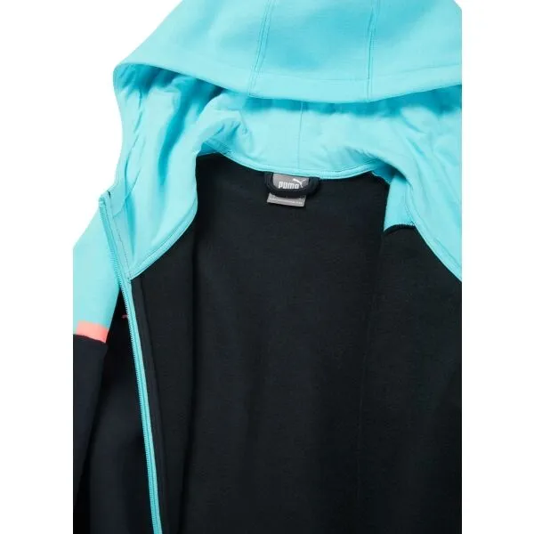 Puma MCFC CASUALS HOODED JACKET Pánska bunda, čierna, veľkosť