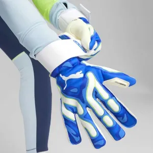 Puma ULTRA ULTIMATE HYBRID Pánske brankárske rukavice, modrá, veľkosť