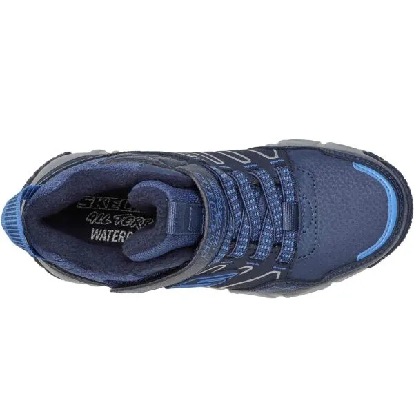 Skechers VELOCITREK-COMBEX Detská zateplená obuv, modrá, veľkosť