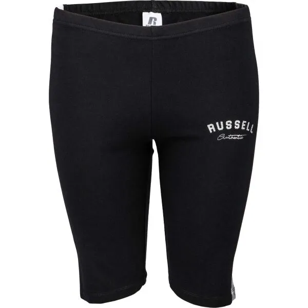 Russell Athletic BIKE PRINT SHORT Dámske šortky, čierna, veľkosť