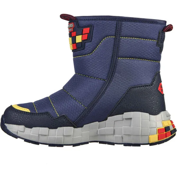 Skechers MEGA-CRAFT Chlapčenská zateplená zimná obuv, modrá, veľkosť