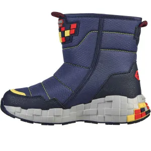 Skechers MEGA-CRAFT Chlapčenská zateplená zimná obuv, modrá, veľkosť