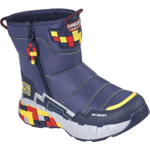 Skechers MEGA-CRAFT Chlapčenská zateplená zimná obuv, modrá, veľkosť