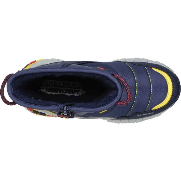 Skechers MEGA-CRAFT Chlapčenská zateplená zimná obuv, modrá, veľkosť