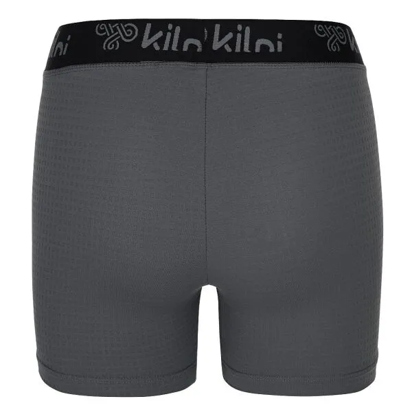 KILPI DOMINO Dámske krátke funkčné legíny, tmavo sivá, veľkosť