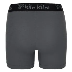 KILPI DOMINO Dámske krátke funkčné legíny, tmavo sivá, veľkosť