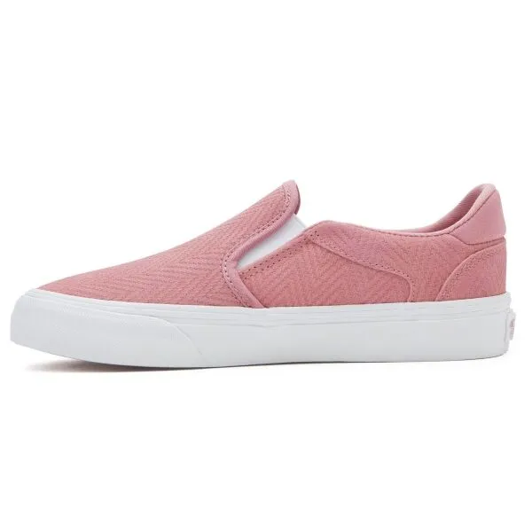 Vans ASHER DELUXE Dámske slip-on tenisky, ružová, veľkosť 40