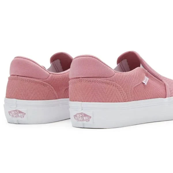 Vans ASHER DELUXE Dámske slip-on tenisky, ružová, veľkosť 40