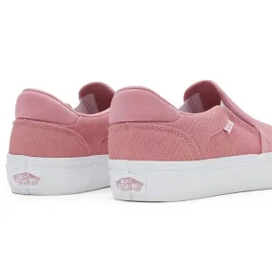 Vans ASHER DELUXE Dámske slip-on tenisky, ružová, veľkosť 40