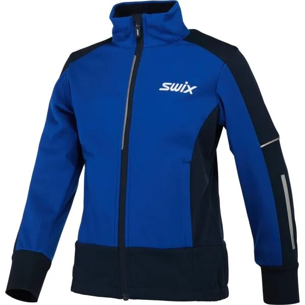 Swix DYNAMIC Detská bunda na bežky, modrá, veľkosť