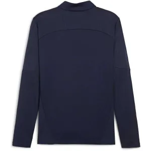 Puma TEAMFINAL TRAINING 1/4 ZIP Pánske futbalové tričko, tmavo modrá, veľkosť