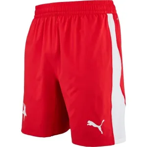 Puma SKS SHORTS CB PROMO Pánske futbalové šortky, červená, veľkosť