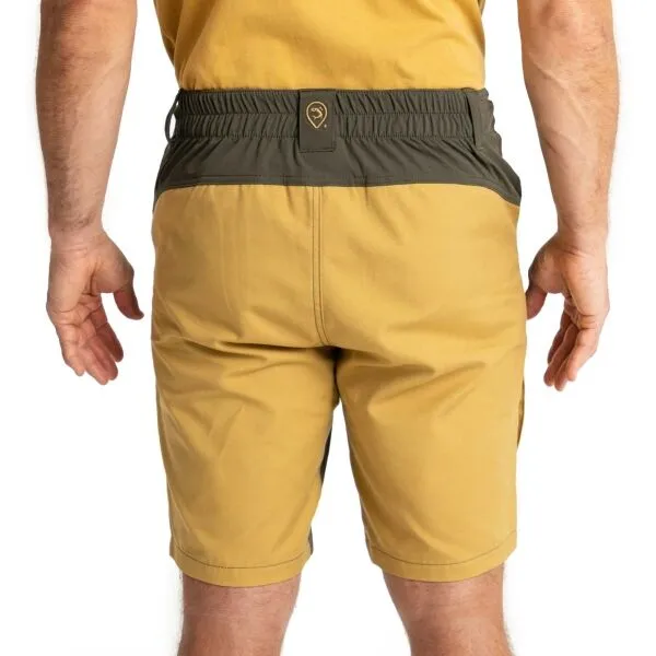 ADVENTER & FISHING FUNCTIONAL OUTDOOR SHORTS Pánske impregnované kraťasy, tmavo sivá, veľkosť