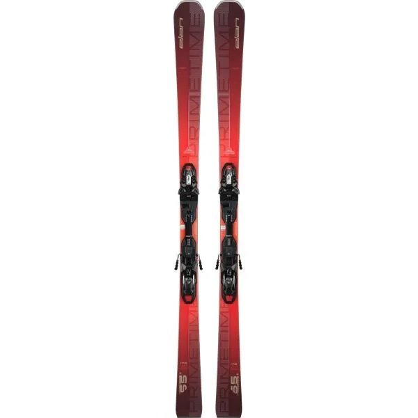 Elan PRIMETIME 55+ FUSION X + EMX 12 GW Zjazdové lyže, červená, veľkosť