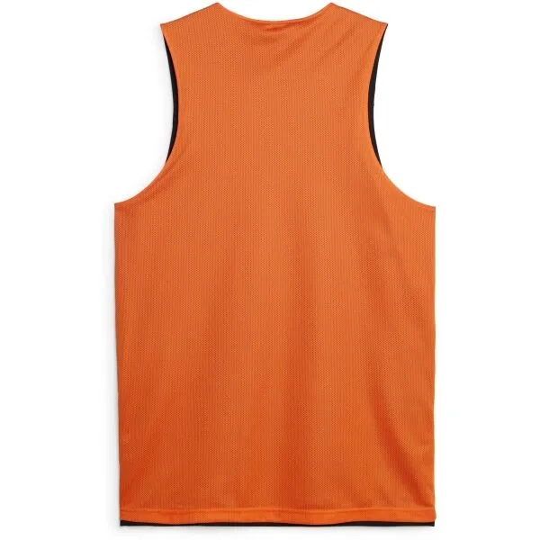 Puma HOOPS TEAM REVERSE PRACTICE JERSEY Pánsky basketbalový dres, oranžová, veľkosť
