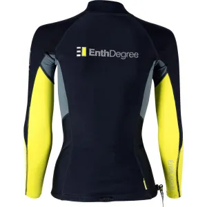 ENTH DEGREE FIORD LS Top s dlhým rukávom do vody, čierna, veľkosť