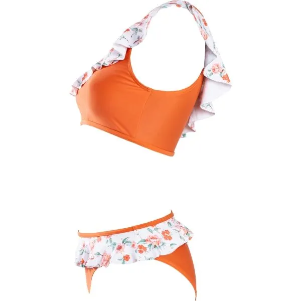 Axis SWIMSUIT Dievčenské dvojdielne plavky, oranžová, veľkosť