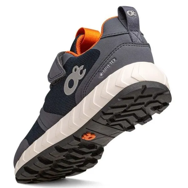 ZeroC HAGA VELCRO GTX Juniorská voľnočasová obuv, tmavo modrá, veľkosť