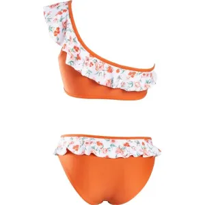 Axis SWIMSUIT Dievčenské dvojdielne plavky, oranžová, veľkosť
