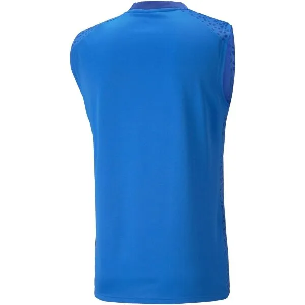 Puma TEAMCUP TRAINING JERSEY SL Pánske futbalové tielko, modrá, veľkosť