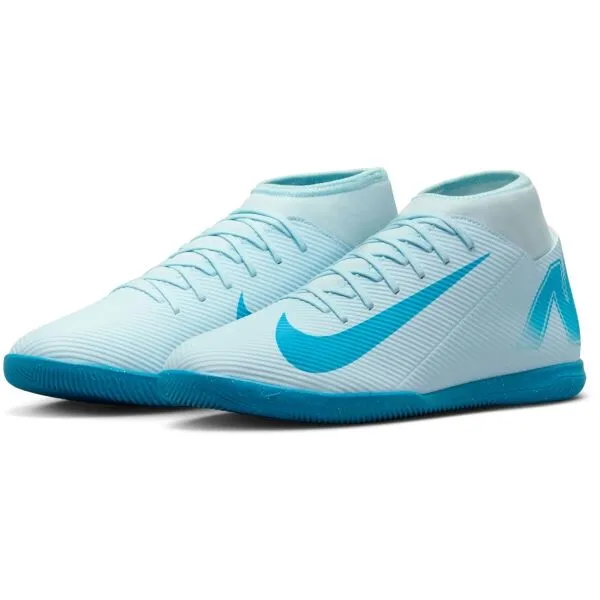 Nike MERCURIAL SUPERFLY 10 CLUB IC Pánska halová obuv, svetlomodrá, veľkosť 44