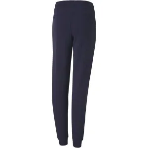 Puma TEAMGOAL 23 CASUALS PANTS JR Chlapčenské futbalové tepláky, tmavo modrá, veľkosť