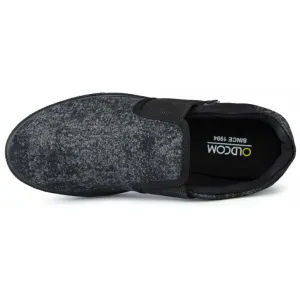 Oldcom SLIP-ON RAY Unisex slip-on obuv, čierna, veľkosť