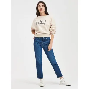 GAP V-HR VINTAGE Dámske džínsy, tmavo modrá, veľkosť