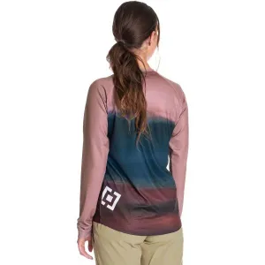 HORSEFEATHERS Dámsky bike dres Quantum LS - foggy BLUE velikost XS