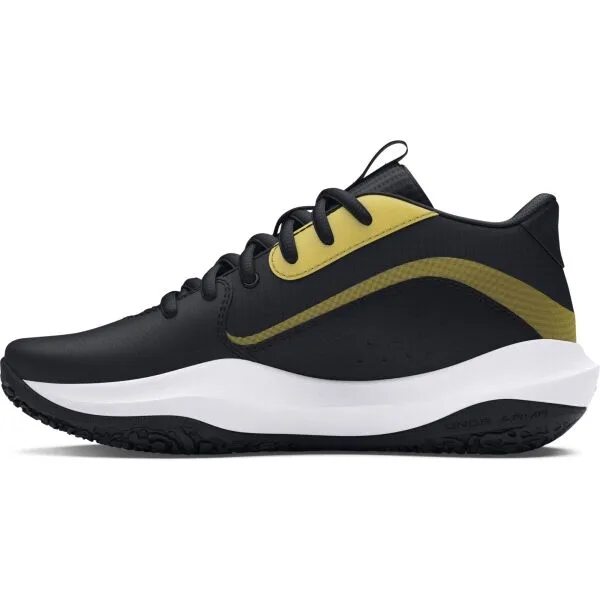 Under Armour GS LOCKDOWN 7 Detská unisex basketbalová obuv, čierna, veľkosť 38