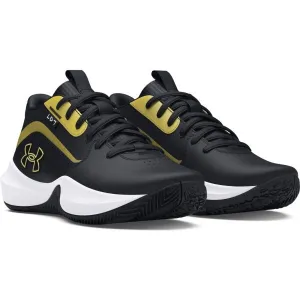 Under Armour GS LOCKDOWN 7 Detská unisex basketbalová obuv, čierna, veľkosť 38