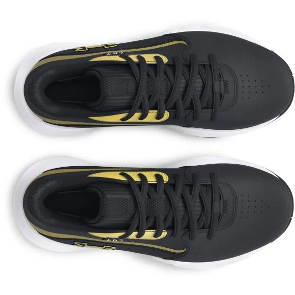 Under Armour GS LOCKDOWN 7 Detská unisex basketbalová obuv, čierna, veľkosť 38