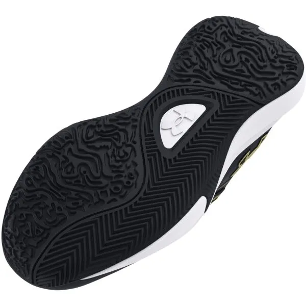 Under Armour GS LOCKDOWN 7 Detská unisex basketbalová obuv, čierna, veľkosť 38