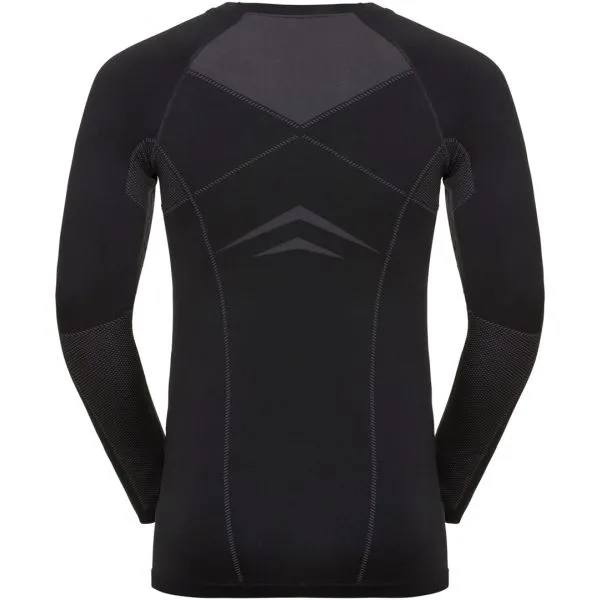 Odlo SUW MEN'S TOP L/S CREW NECK PERFORMANCE EVOLUTION WARM Pánske tričko, čierna, veľkosť